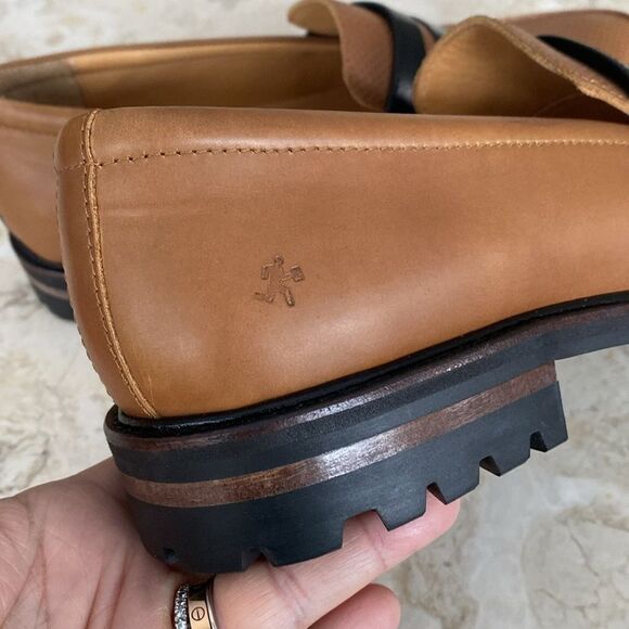 WANT Les Essentiels Leather Penny Loafers Chunky Lug Sole - Picture 8 of 16